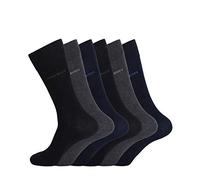 HUGO BOSS Herren Socken Strümpfe Business Allround RS SP 50388453 6 Paar, Farbe:Mehrfarbig, Größe:43-46, Artikel:-962 black/navy/grey