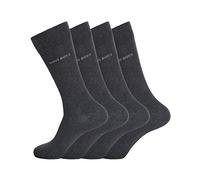 Hugo Boss Herren Socken Strümpfe Business Allround RS Uni 50272214 4 Paar, Farbe:Grau;Sockengröße:47-50;Artikel:-012 charcoal