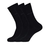 HUGO BOSS Herren Socken Strümpfe Business Marc RS Uni 50388436 3 Paar, Farbe:Schwarz, Größe:43-46, Artikel:-001 black