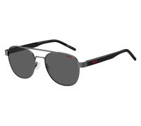 Sonnenbrillen Hugo boss Hg 1196/s col. r80/ir Herren Pilot Gunmetal
