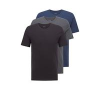 BOSS Hugo Herren T-Shirts Business Shirts Crew Neck 50325887 3er Pack, Größe:S, Artikel:-497 Blue/Grey/Black