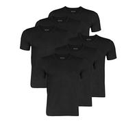 Hugo Boss Herren T-Shirts Business Shirts Crew Neck 50325388 6er Pack, Farbe:Schwarz;Größe:S;Artikel:-001 Black