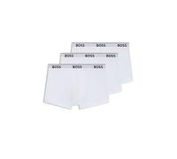HUGO BOSS Herren Trunk 3p Co/EL Boxershorts, New - White100, M