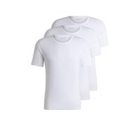 BOSS Regular Fit T-Shirt aus reiner Baumwolle Modell 'CLASSIC' im 3er-Pack in Weiss, Größe S