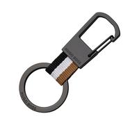 Hugo Boss - HUGO BOSS Schlüsselring Iconic 5mm Zinklegierung/Polyester/Eisen schwarz schwarz