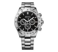 Hugo Boss Ikon - Herrenuhr Silber Schwarz - 44mm - HB1512965