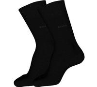 Hugo Boss Men's 2-Pack Solid Mercerized Cotton Dress Sock,