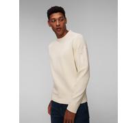 Hugo Boss P-diego Wollpullover Für Herren In Creme 50519651-131 Weiß XXL