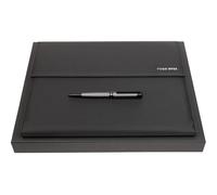 HUGO BOSS Pinstripe Writing Set L Black