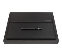 HUGO BOSS Pinstripe Writing Set L Black