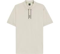 BOSS Paddy Poloshirt mit gestreifter Knopfleiste und Logo - Style PL_Paddy GOC, 50549362 Natur XXXL