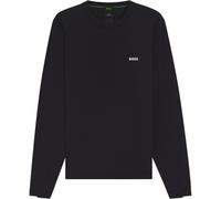 Rundhalspullover BOSS GREEN "K Ever-X CN", Herren, Gr. S, blau (dunkelblau402), Strick, Obermaterial: 100% Baumwolle, unifarben, casual, hüftlang, Rundhals, Langarm Bündchen, Pullover (34018768-S) dun