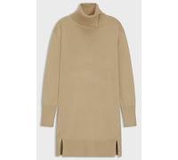 Hugo Boss Pulloverkleid aus Woll-Mix mit geschlitztem Rollkragen Damen L