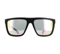 Hugo Boss Quadrat Herren Matt Schwarz Blau Extra Weiß Silber Spiegel BOSS 1451/S Einheitsgröße