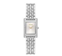 Hugo boss quarz silberfarbenem damen uhr mit silberfarbenem zifferblatt und edelstahl armband one_size Silber