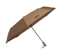 BOSS Camelfarbener Taschenschirm mit Monogramm-Print - Style Pocket umbrella Double B Camel, 58467317 Beige ONESI