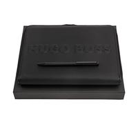 Hugo Boss Schreib-Set HPBM276A (Kugelschreiber & A5 Konferenzmappe) | Geschenkbox