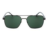 Hugo Boss Sonnenbrille mit grünen Gläsern und mattem Rutheniumschwarz Einheitsgröße