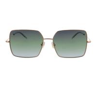 Hugo Boss - Sonnenbrille mit roségoldenem Metallrahmen und graugrünen Gläsern Einheitsgröße