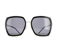 Hugo Boss Square Damen Gold Schwarz Grau BOSS 1208/S Einheitsgröße