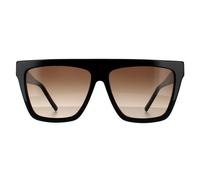 Hugo Boss Square Womens Glänzend Schwarz Braun Farbverlauf 90041091 Einheitsgröße