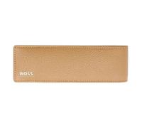 Hugo Boss Stifte-Etui 2er Classic Grained Camel Magnetverschluss