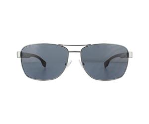 Hugo Boss Sunglasses Boss 1240 / S KJ1 / IR Dark Ruthenium Gray Einheitsgröße