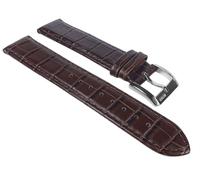 Hugo Boss Uhrenarmband Leder Braun Krokoprägung 20mm 1512342