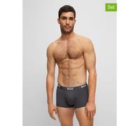 BOSS Herren Trunk 3p Co/EL Boxershorts, Open Blue 487, XXL EU