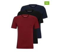 Hugo Boss Underwear 3er-Set: Shirts in Rot - Größe S | Herren Plussize