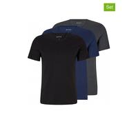 Hugo Boss Underwear 3er-Set: Shirts in Schwarz - Größe S | Herren Plussize