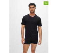 BOSS RN Classic T-Shirt pechschwarz (3er-Pack) - S