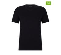 Hugo Boss Underwear 3er-Set: Shirts in Schwarz - Größe XL | Herren Plussize