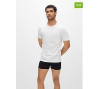 Hugo Boss Underwear 3er-Set: Shirts in Weiß - Größe L | Herren Plussize