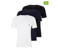 Hugo Boss Underwear 3er-Set: Shirts in Weiß - Größe L | Herren Plussize