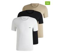 Hugo Boss Underwear 3er-Set: Shirts in Weiß - Größe M | Herren Plussize
