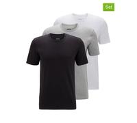 BOSS Hugo Herren T-Shirt Rn 3p Co T-Shirt, Grau, XL