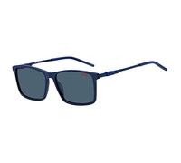HUGO BOSS Unisex Hg 1099/s Sunglasses, FLL/KU Matte Blue, 56