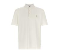 Hugo Boss Weißes Baumwoll-Poloshirt L Weiß