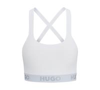 HUGO Sport Logo BH weiß/grau - M