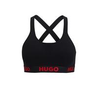 Hugo Padded Sporty Bra Schwarz 2XL Frau (Herstellerartikelnummer: 50469628-100-XXL)