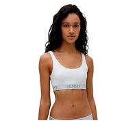 Hugo Sporty Logo Bralette Bh L White