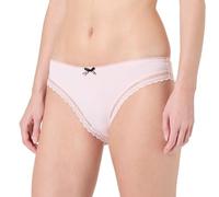 HUGO Slip aus elastischer Mikrofaser mit mittlerer Bundhöhe und Spitzenbesatz - Style BRIEF UNIQUE, 50545733 Hellrosa XS