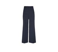 HUGO Regular-Fit Hose aus Stretch-Gewebe mit weitem Beinverlauf und Nadelstreifen - Style Hasmina, 50566085 Blau gestreift 36