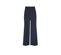 HUGO Regular-Fit Hose aus Stretch-Gewebe mit weitem Beinverlauf und Nadelstreifen - Style Hasmina, 50566085 Blau gestreift 38