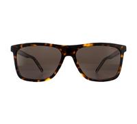 Hugo by Hugo Boss Rectangle Mens Havanna Crystal Brown Sonnenbrillen Einheitsgröße