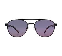 Hugo by Hugo Boss Runde Herren Matt Schwarz Rot Spiegel HG 1196/S Einheitsgröße