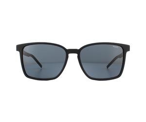 Hugo by Hugo Boss Square Mens Matte Schwarz Grau Sonnenbrille Einheitsgröße