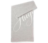 HUGO Schal aus Woll-Mix mit Jacquard-Logo - Style Byanca_40*180, 50524789 Hellgrau ONESI