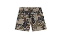HUGO Schnell trocknende Badeshorts mit Allover-Print - Style CALALA, 50510061 Grün XL